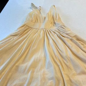 Calvin Klein butter yellow Dress